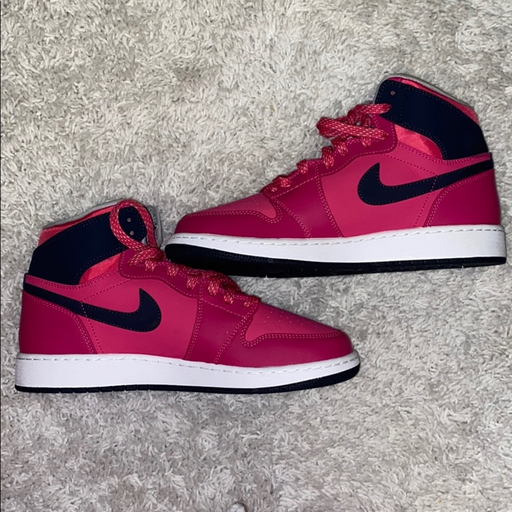 Pink Nike air Jordan’s